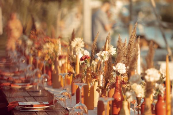 Wedding decoration boho